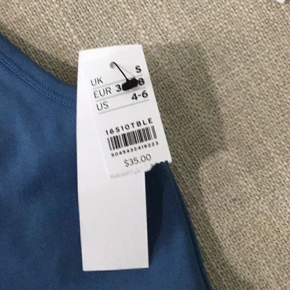TOPSHOP ACTIVE BLUE SPORTS BRA NWT - Picture 5 of 6